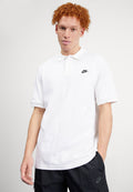 Polo shirt - white/black