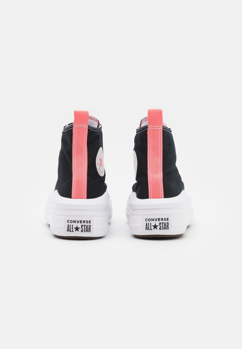 CHUCK TAYLOR ALL STAR MOVE  - High-top trainers - black/pink salt/white