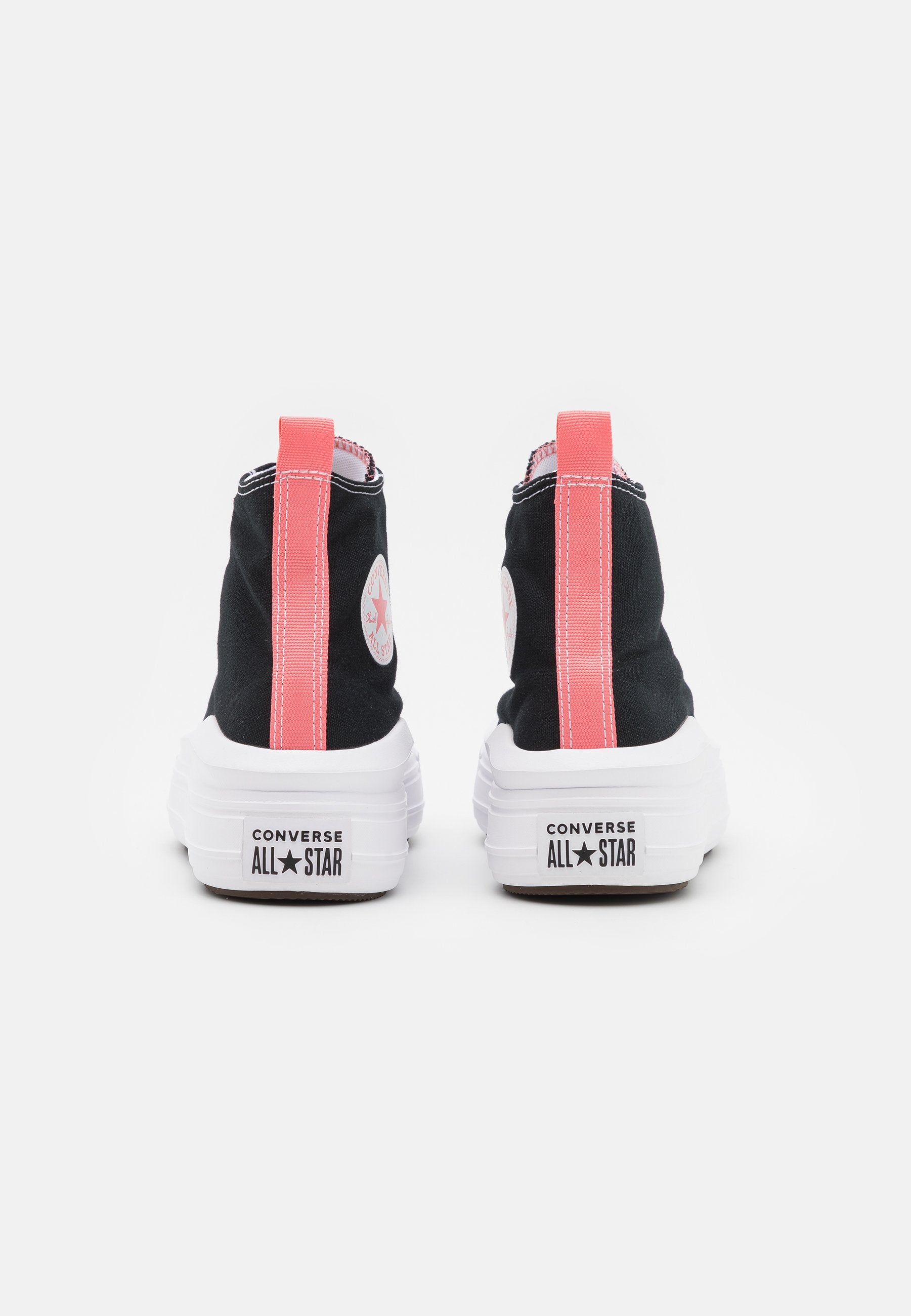 CHUCK TAYLOR ALL STAR MOVE  - High-top trainers - black/pink salt/white