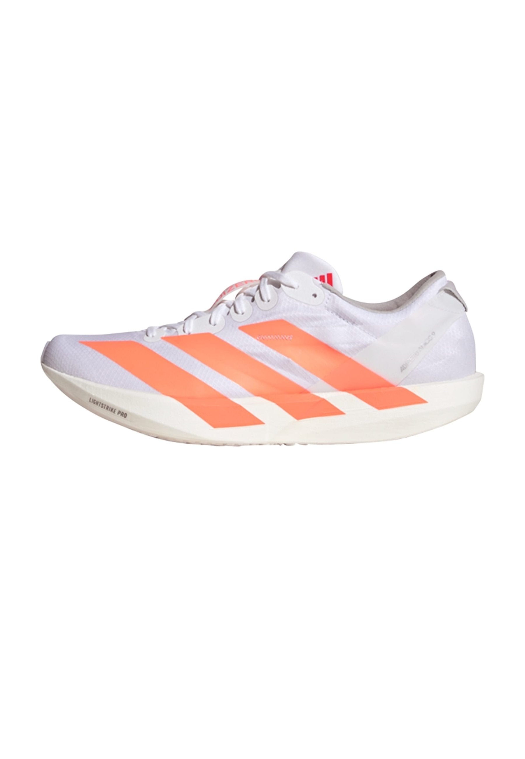 ADIZERO ADIOS 9 - Road running shoes - cloud white   lucid orange   lucid red