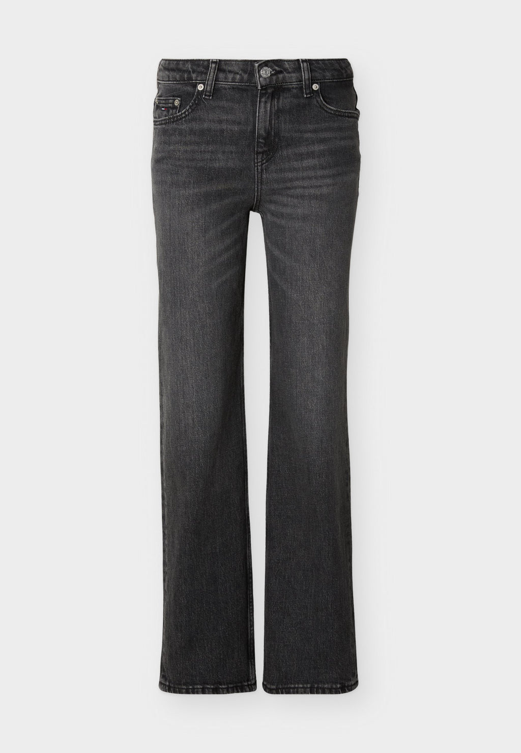 LOW RISE STRAIGHT LEG BLACK JEANS - Straight leg jeans - denim black