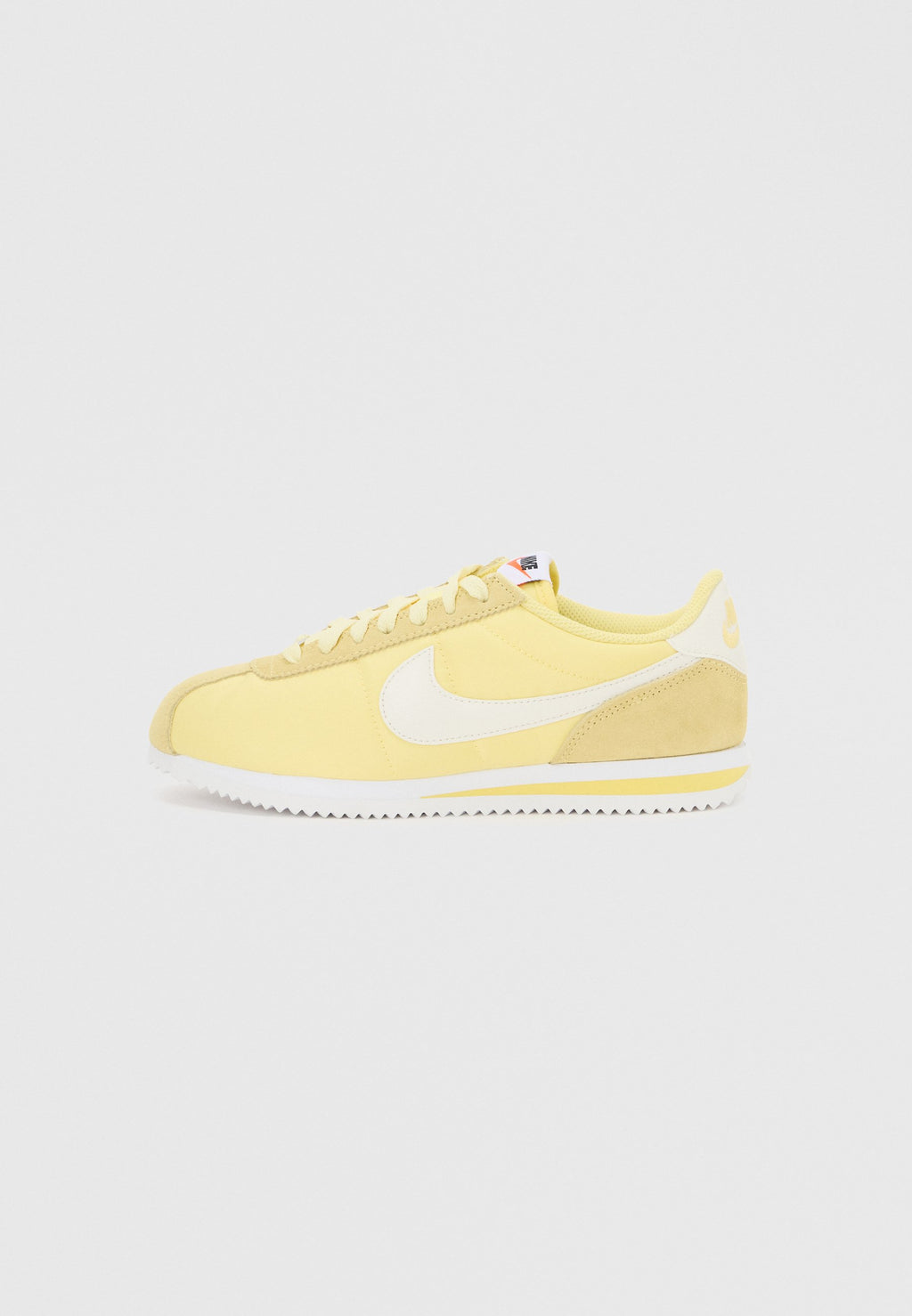CORTEZ - Trainers - soft yellow/sail/white/safety orange/black