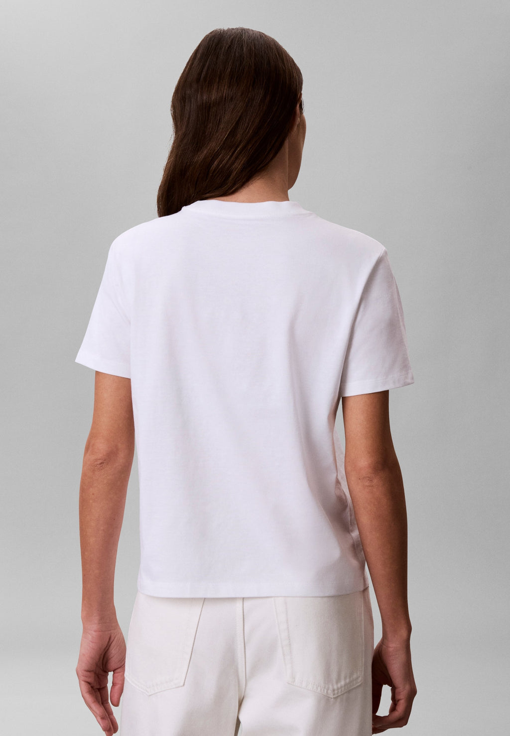 CLASSIC STANDARD LOGO TEE - Print T-shirt - bright white