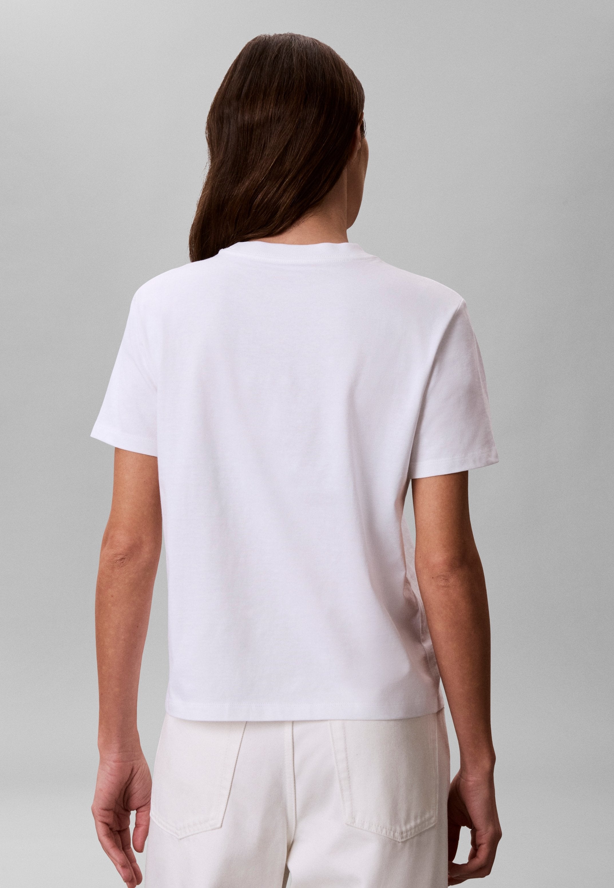 CLASSIC STANDARD LOGO TEE - Print T-shirt - bright white