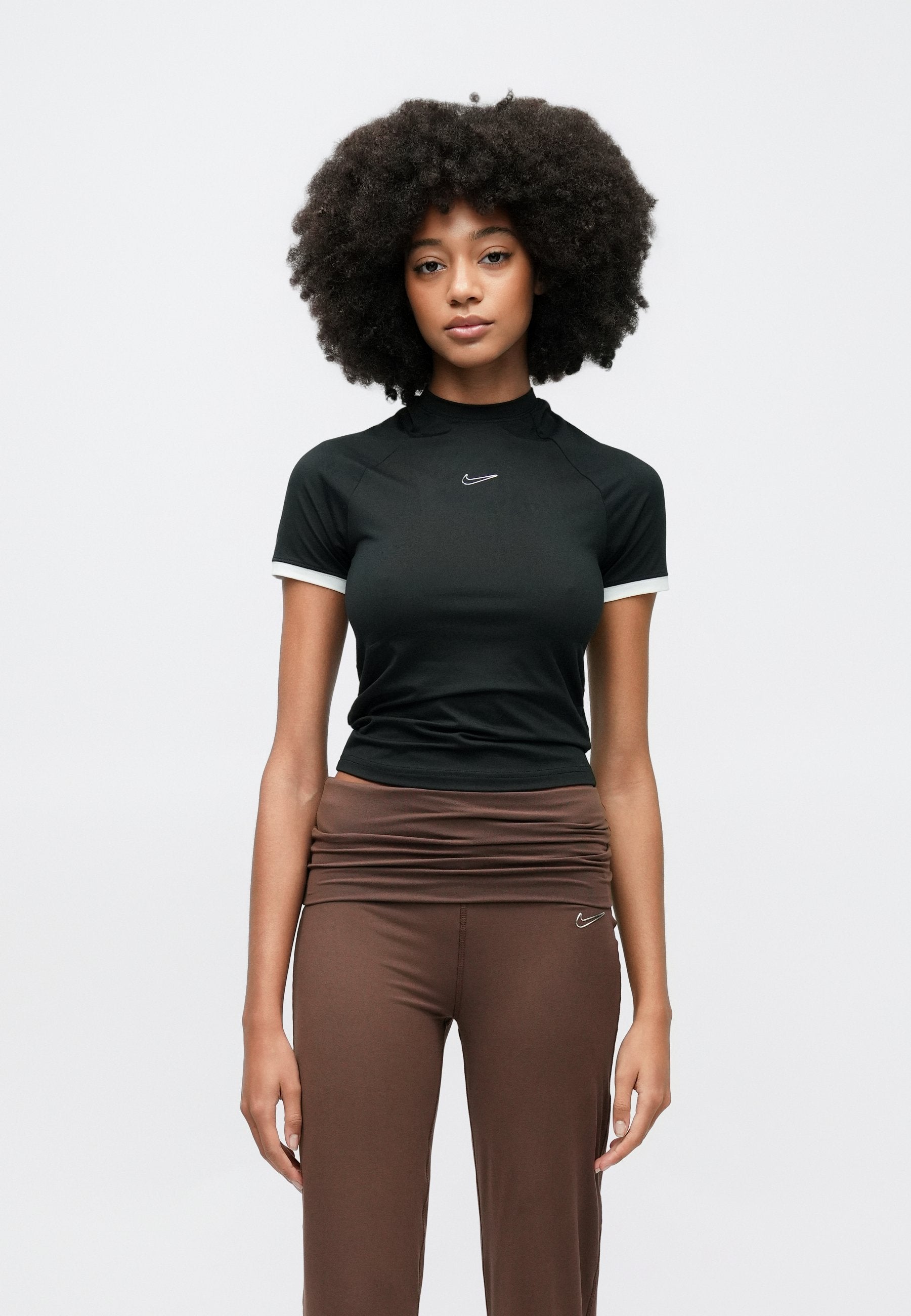 FITTED - Print T-shirt - black