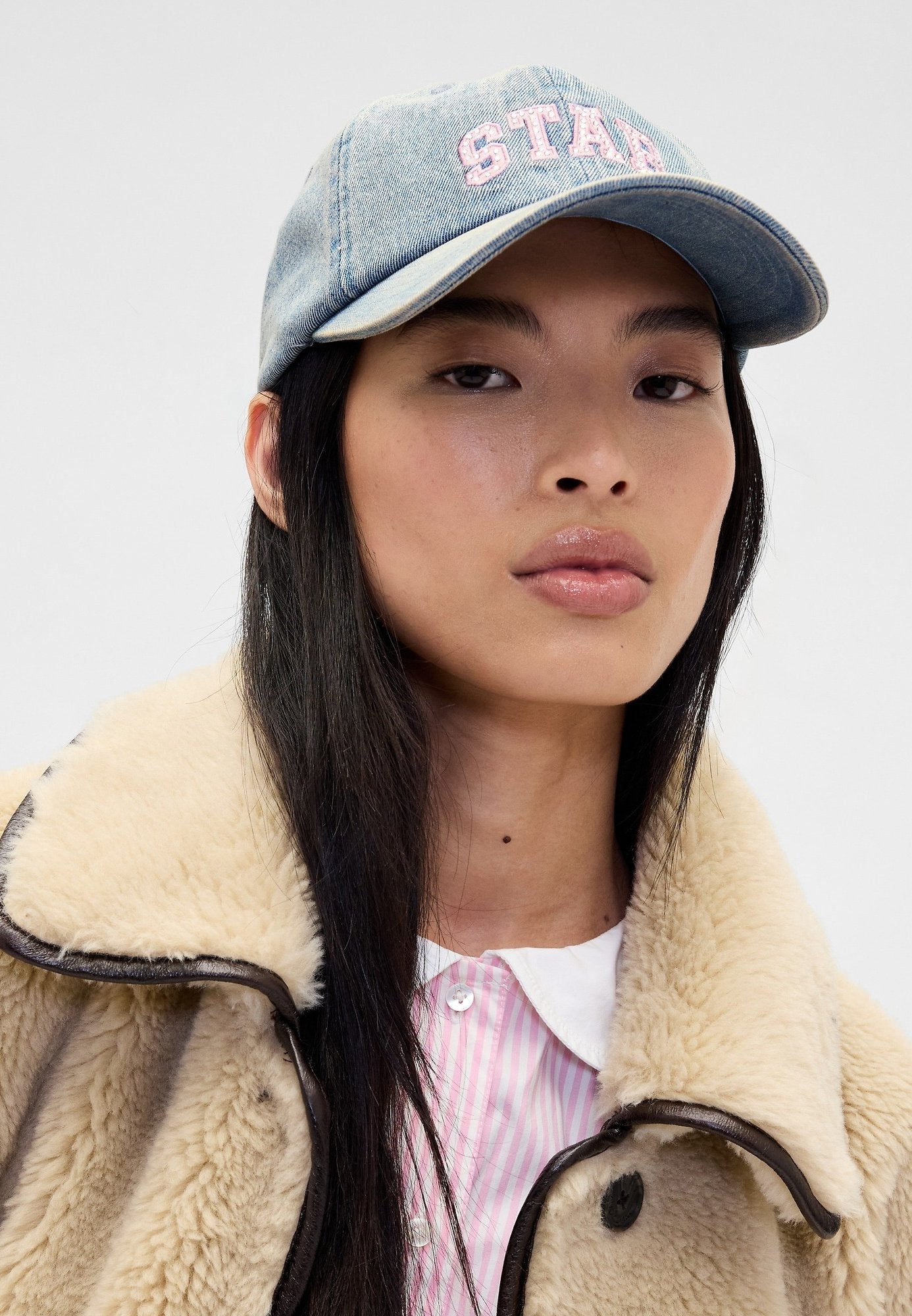 GAP SANDY LIANG LOGO BASEBALL HAT - Cap - medium wash