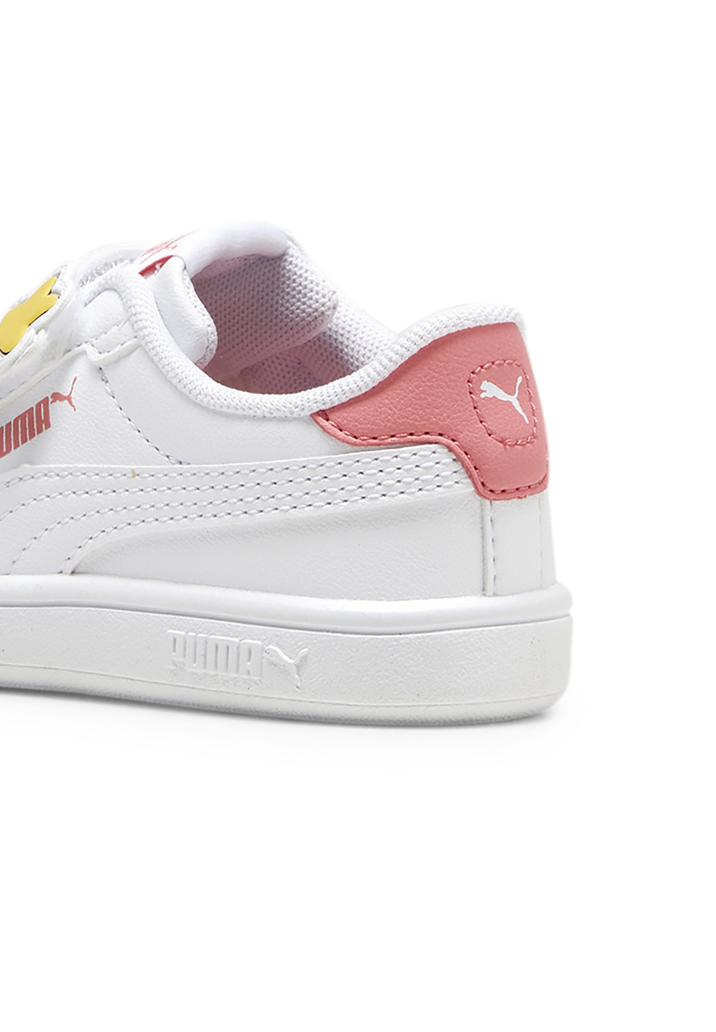 SMASH - Baby shoes - white-passionfruit