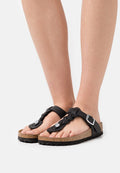 GIZEH BRAIDED REGULAR  - Sandals - black