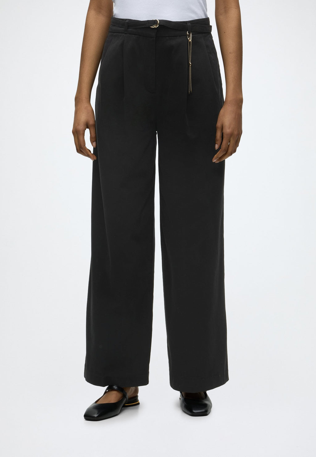 HENESA - Trousers - black