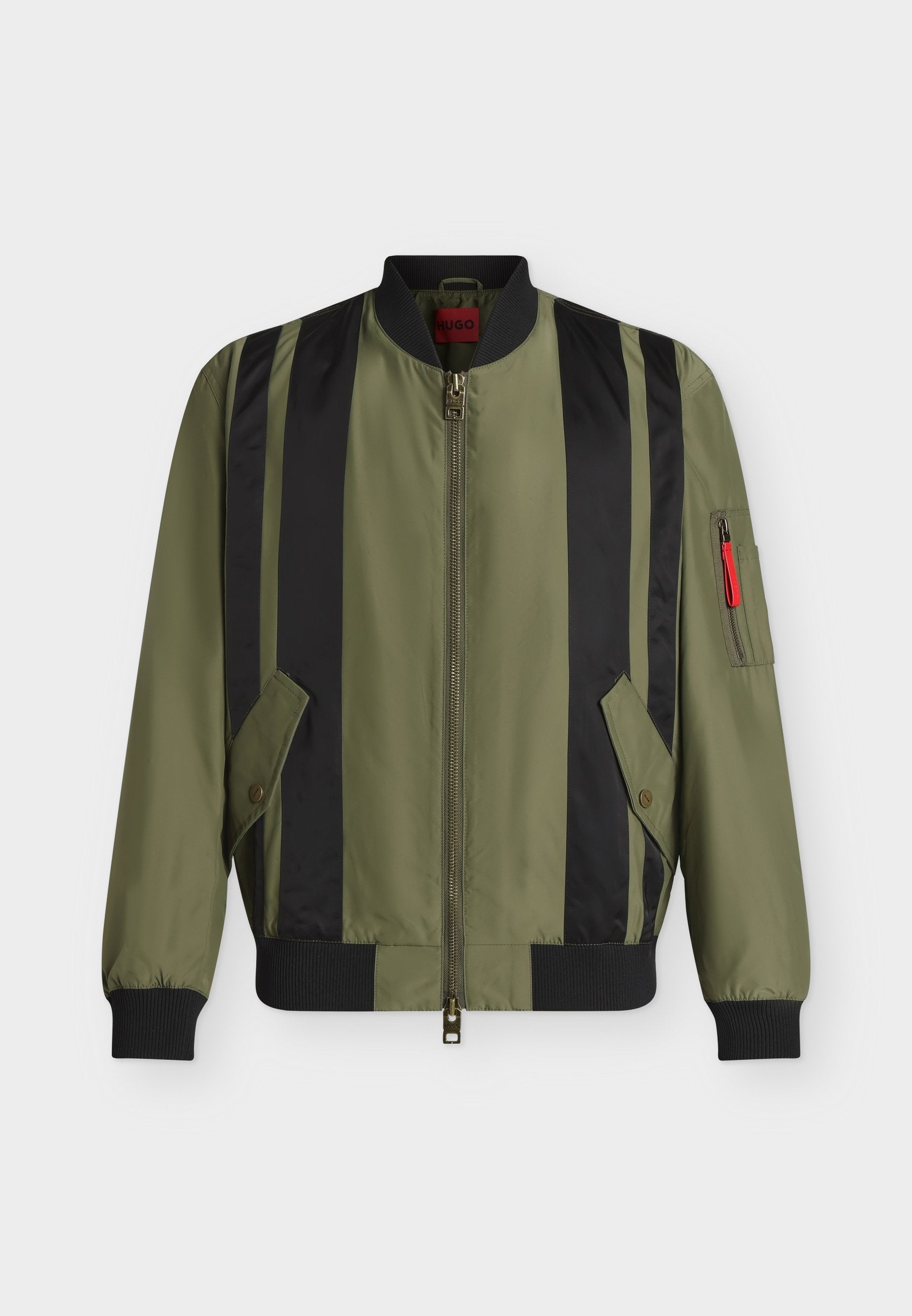 BADAMO - Bomber Jacket - open green