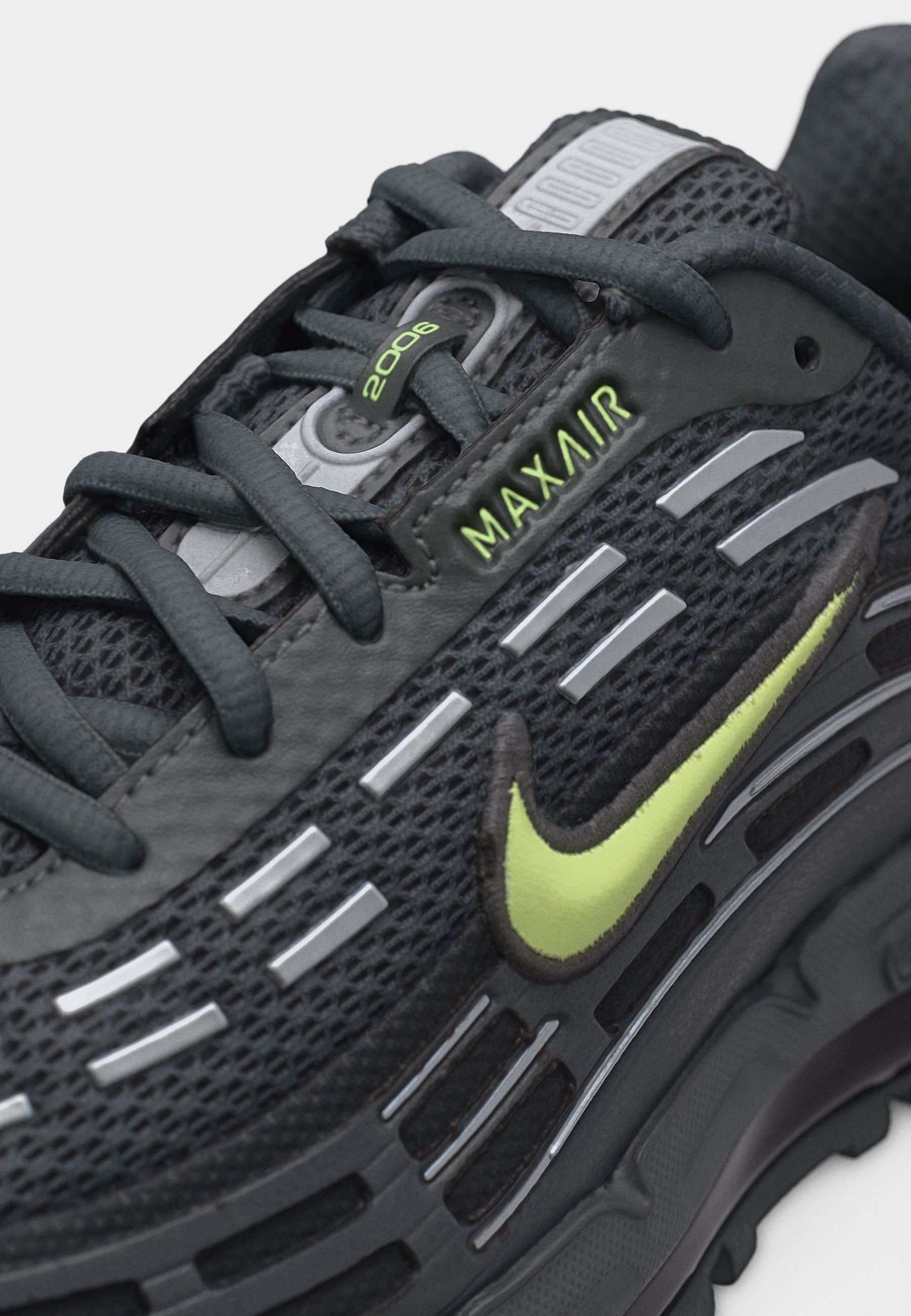 AIR MAX TL 2.5 UNISEX - Spor Ayakkabı - demir gri/açık likit misket limonu/koyu duman grisi/gümüş rengi