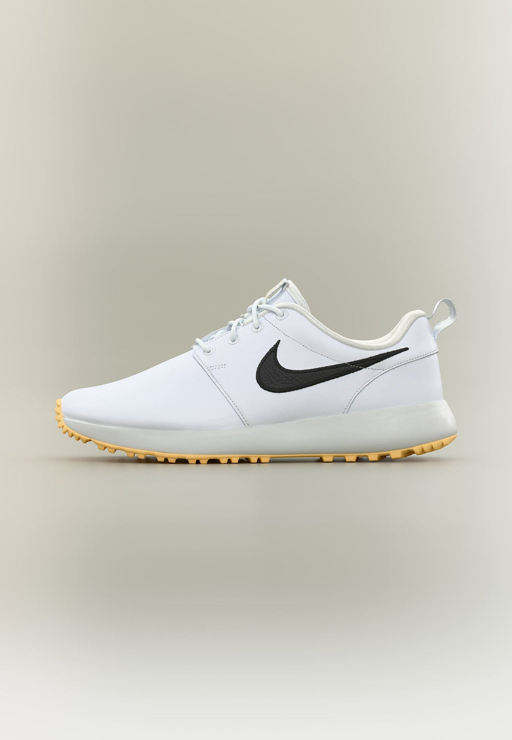 ROSHE - Chaussures de golf (sans crampons) - blanc/noir/teinte mandarine