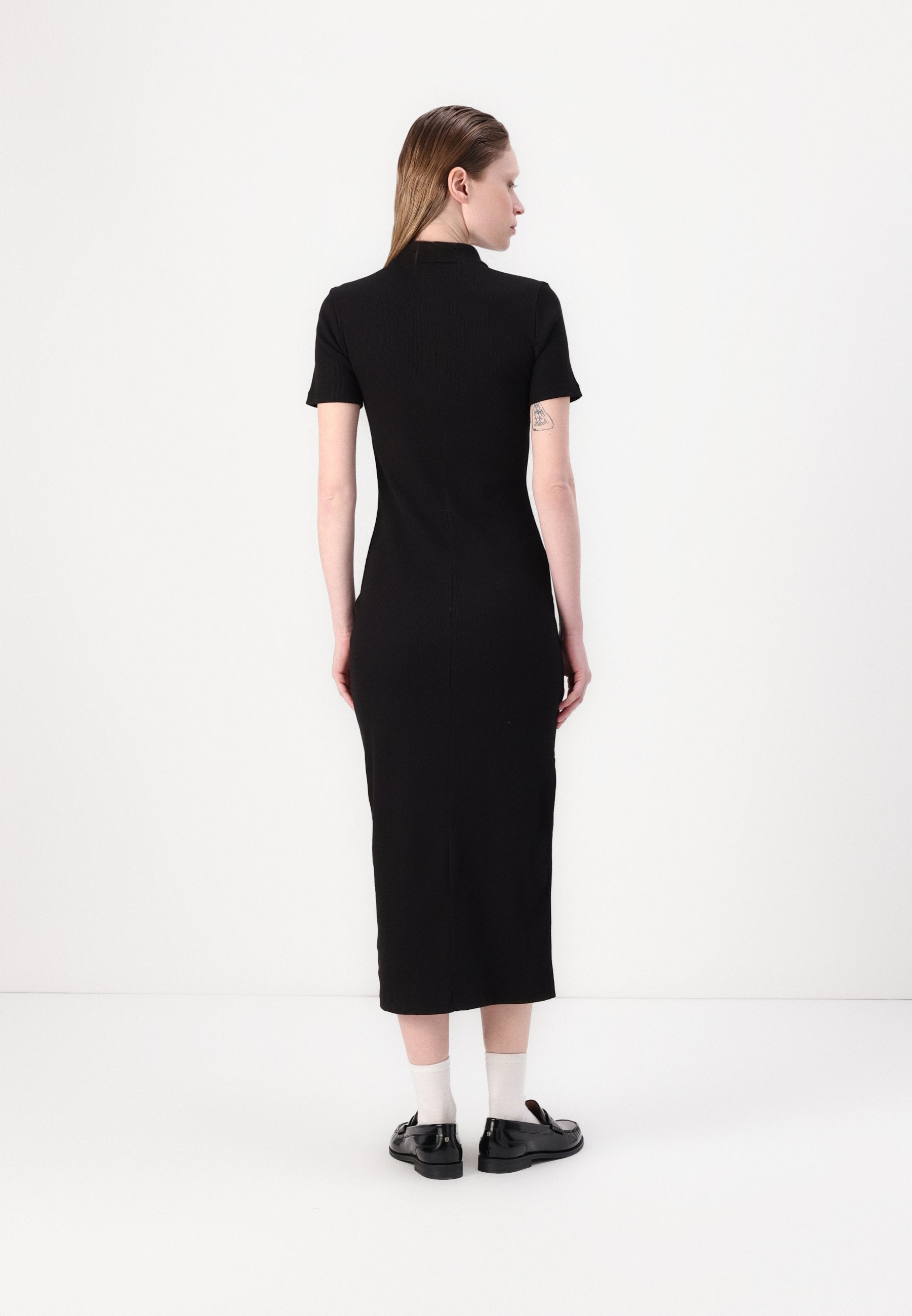 Jersey dress - black