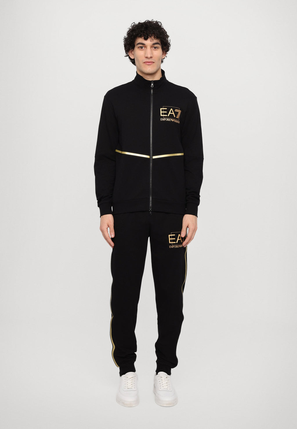 TRAIN VISIBILITY - Tracksuit - black/gold-coloured