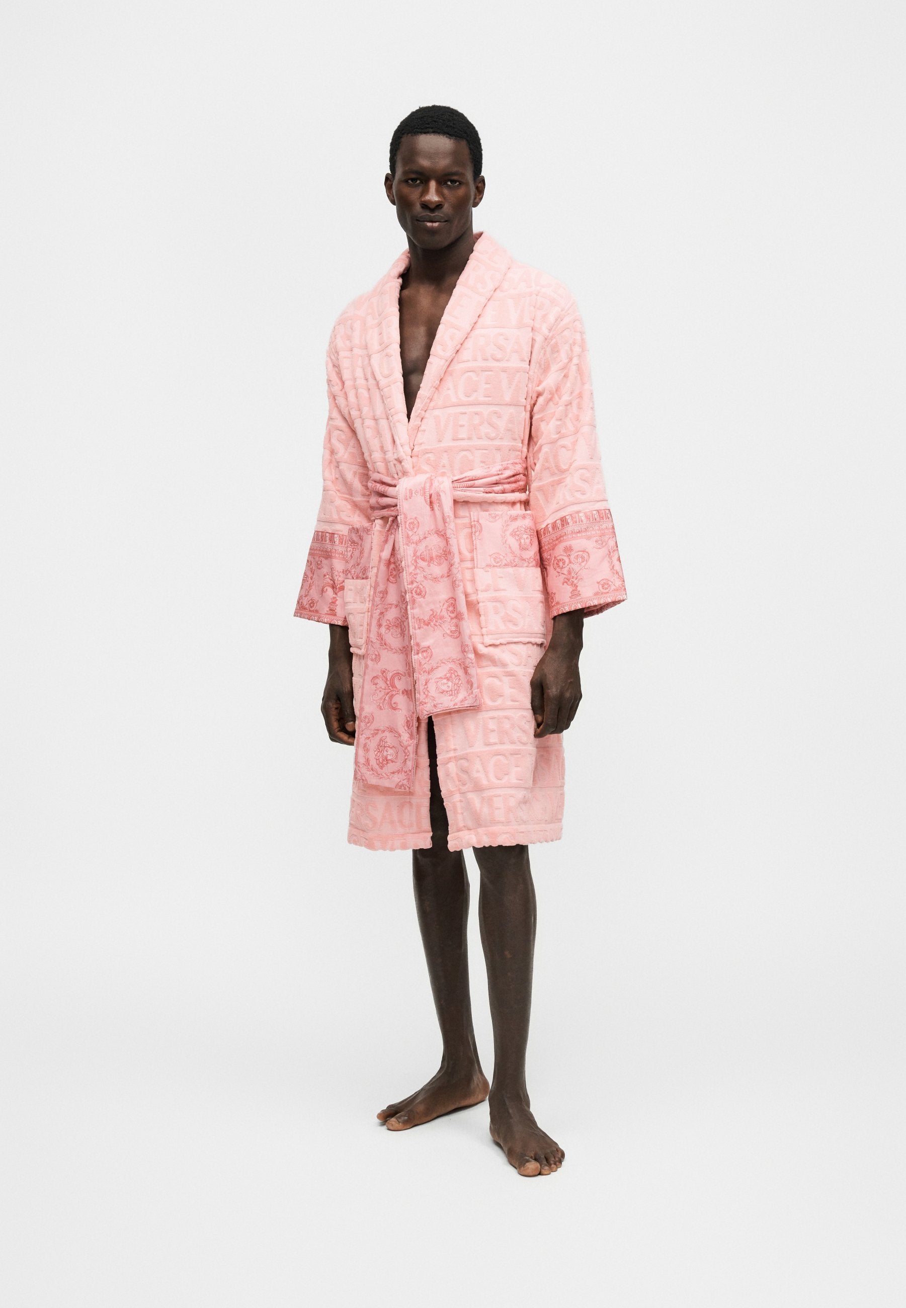 BAROQUE HEART BAROQUE UNISEX - Dressing gown - pink