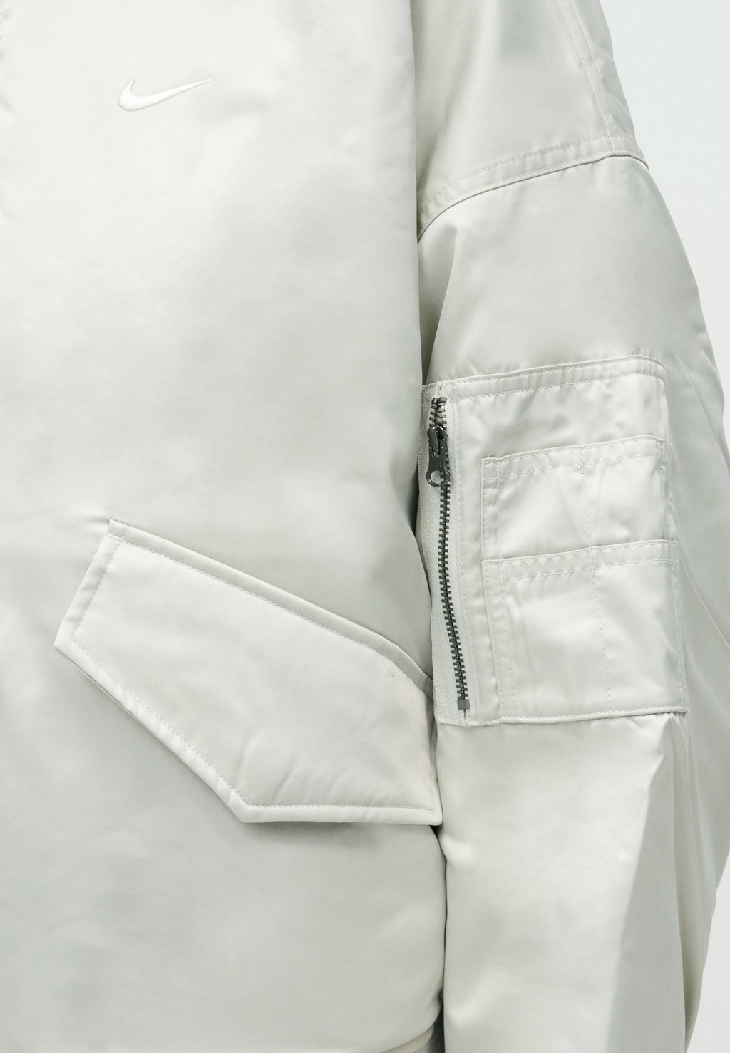 Bomber Jacket - light bone/sail