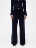 GAPSTUDIO LOW RISE CORDUROY WIDE-LEG PANTS - Trousers - new navy