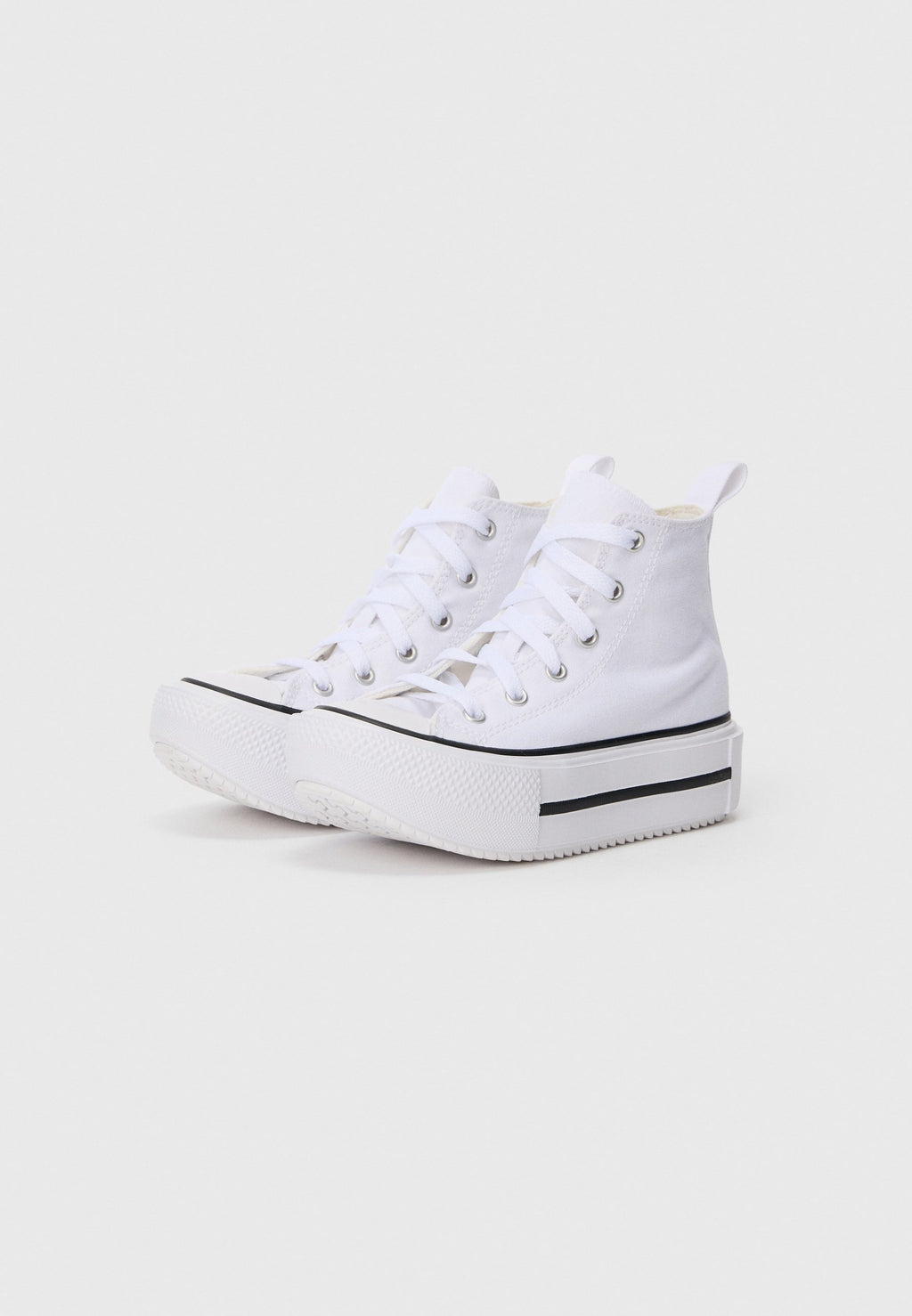 CHUCK TAYLOR ALL STAR LIFT DOUBLE STACK - High-top trainers - white/black/egret