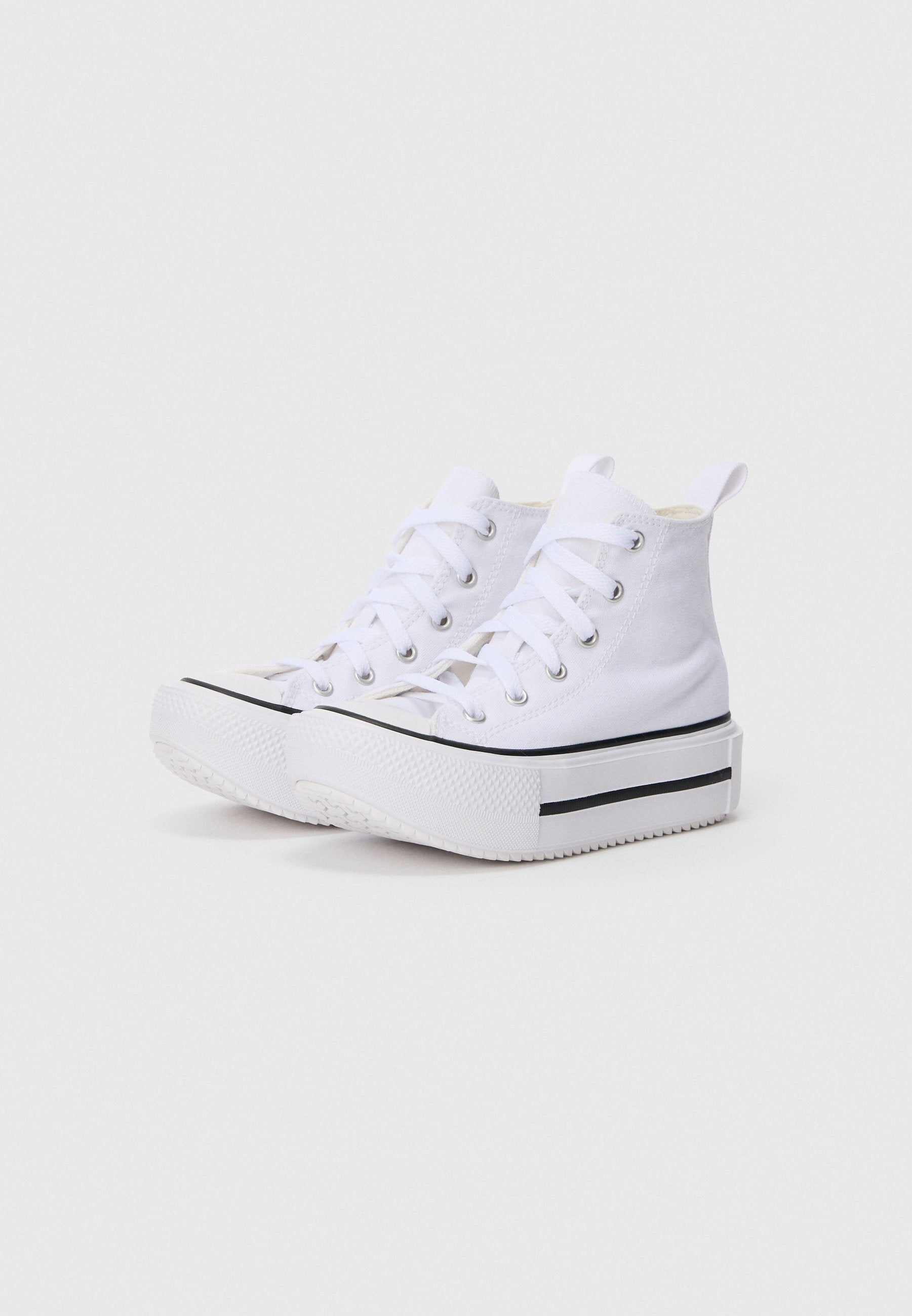 CHUCK TAYLOR ALL STAR LIFT DOUBLE STACK - High-top trainers - white/black/egret