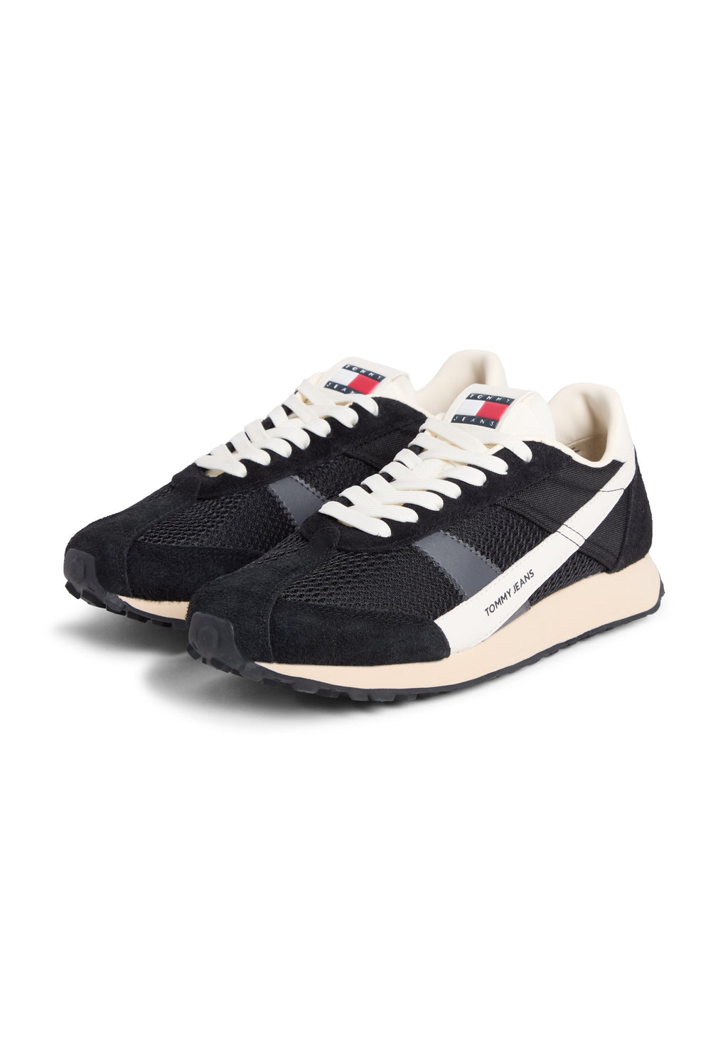 RETRO LEATHER ARCHIVE RUNNER TRAINERS - Trainers - black/ivory