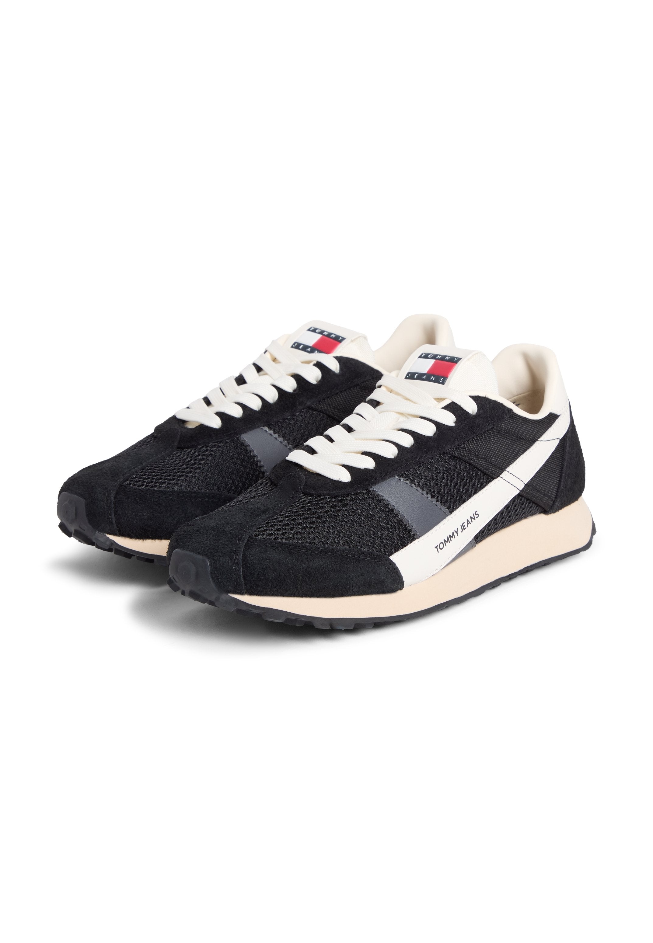 RETRO LEATHER ARCHIVE RUNNER TRAINERS - Trainers - black/ivory