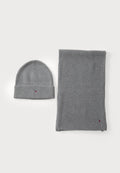 FLAG BEANIE & SCARF SET - Scarf - mid grey heather