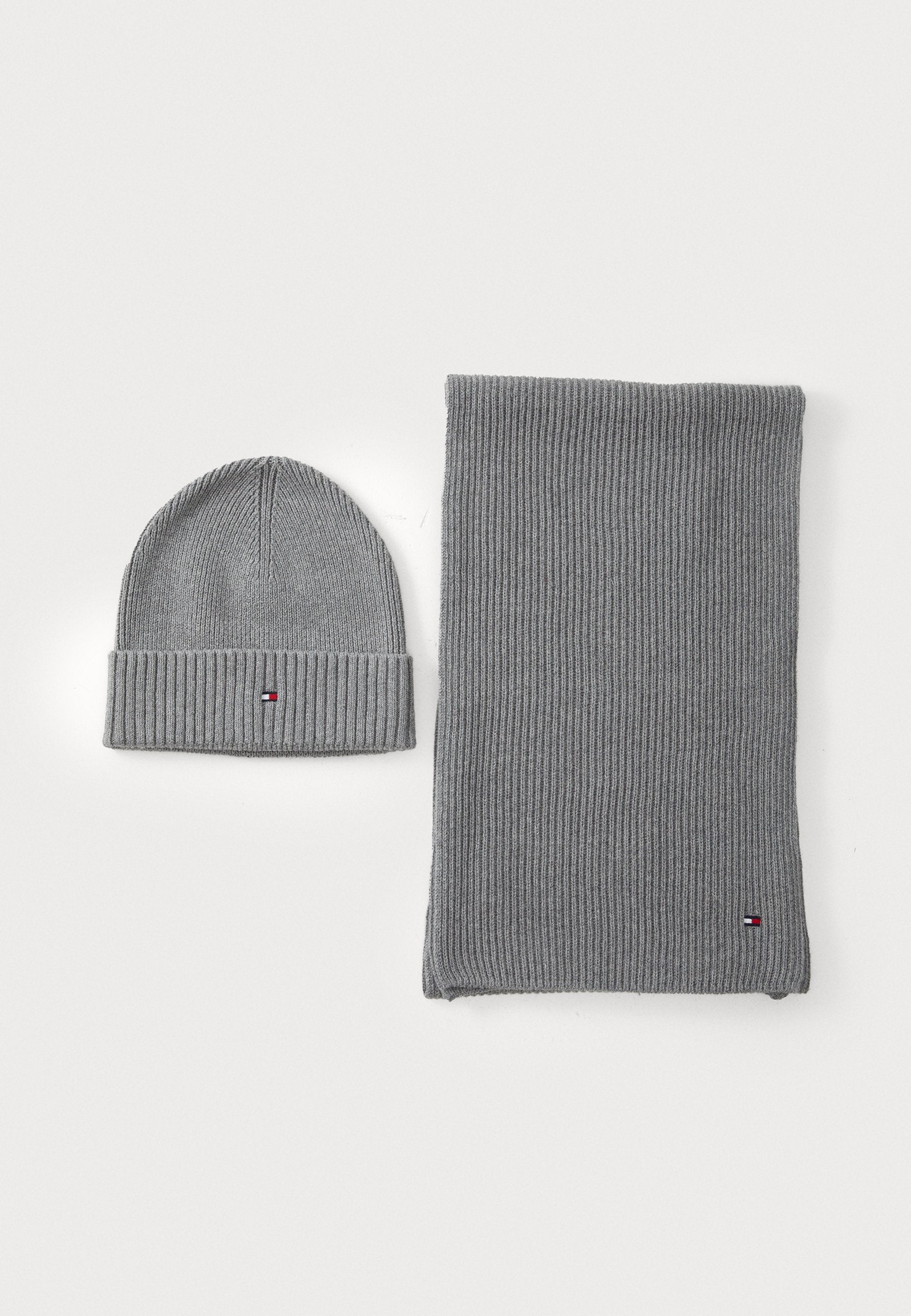 FLAG BEANIE & SCARF SET - Scarf - mid grey heather