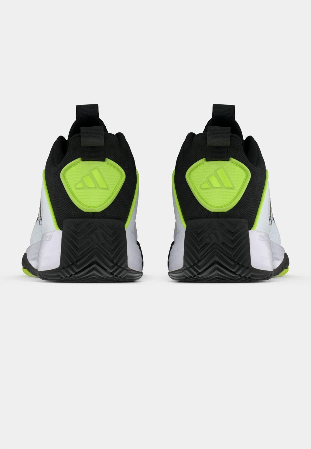 OWNTHEGAME 3.0 UNISEX - Basketball shoes - footwear white/core black/lucid lemon