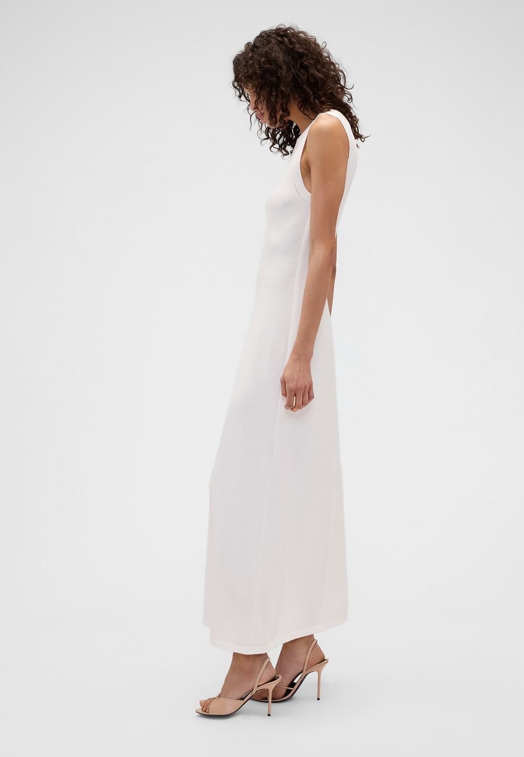 GAP VICTORIA BECKHAM ROBE LONGUE EN TRICOT - Robe longue - nouveau blanc cassé