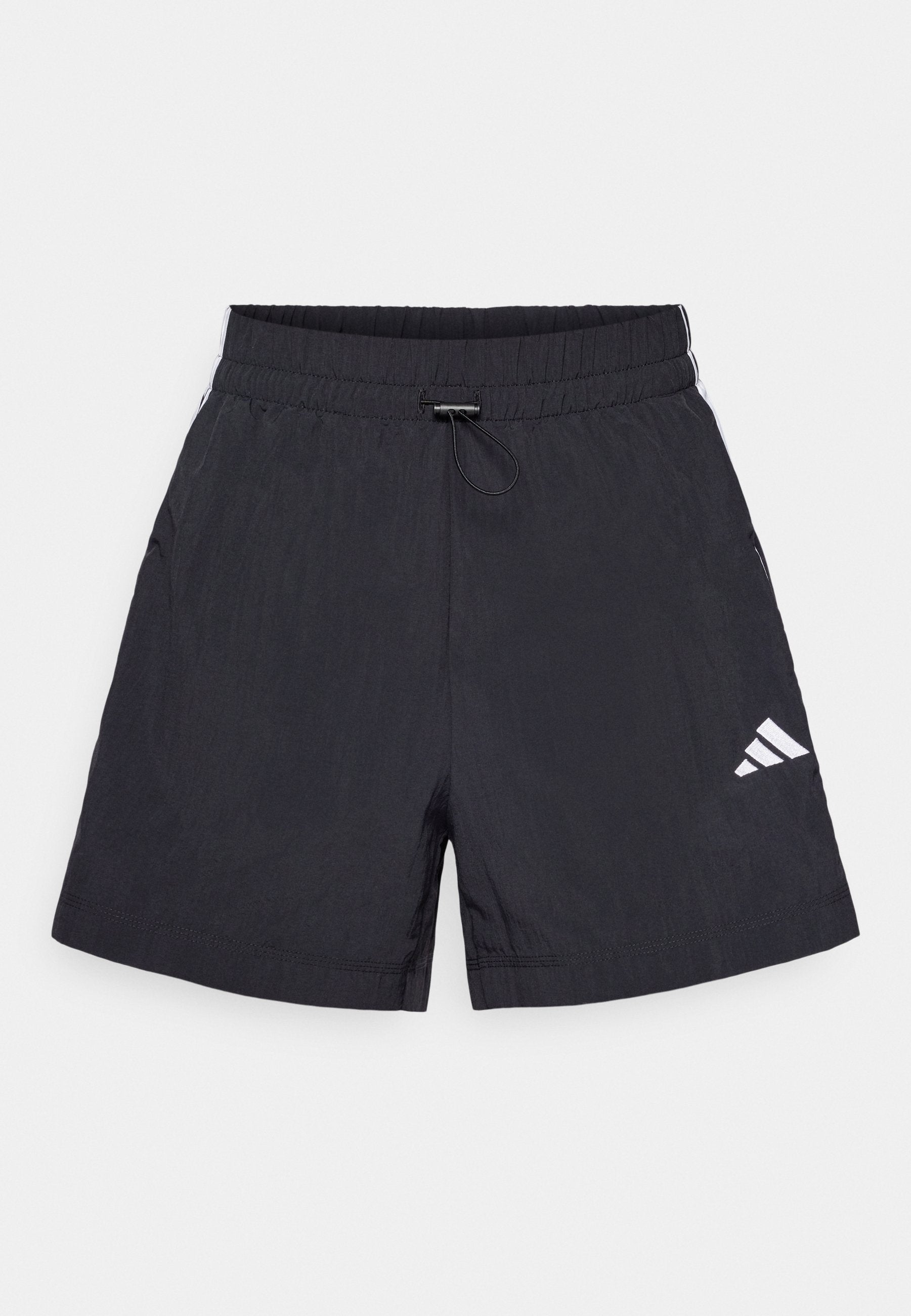 ESSENTIALS 3 STRIPES LIFESTYLE SHORTS - Sports shorts - black/white
