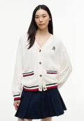TIPPING CARDIGAN - Cardigan - ancient white