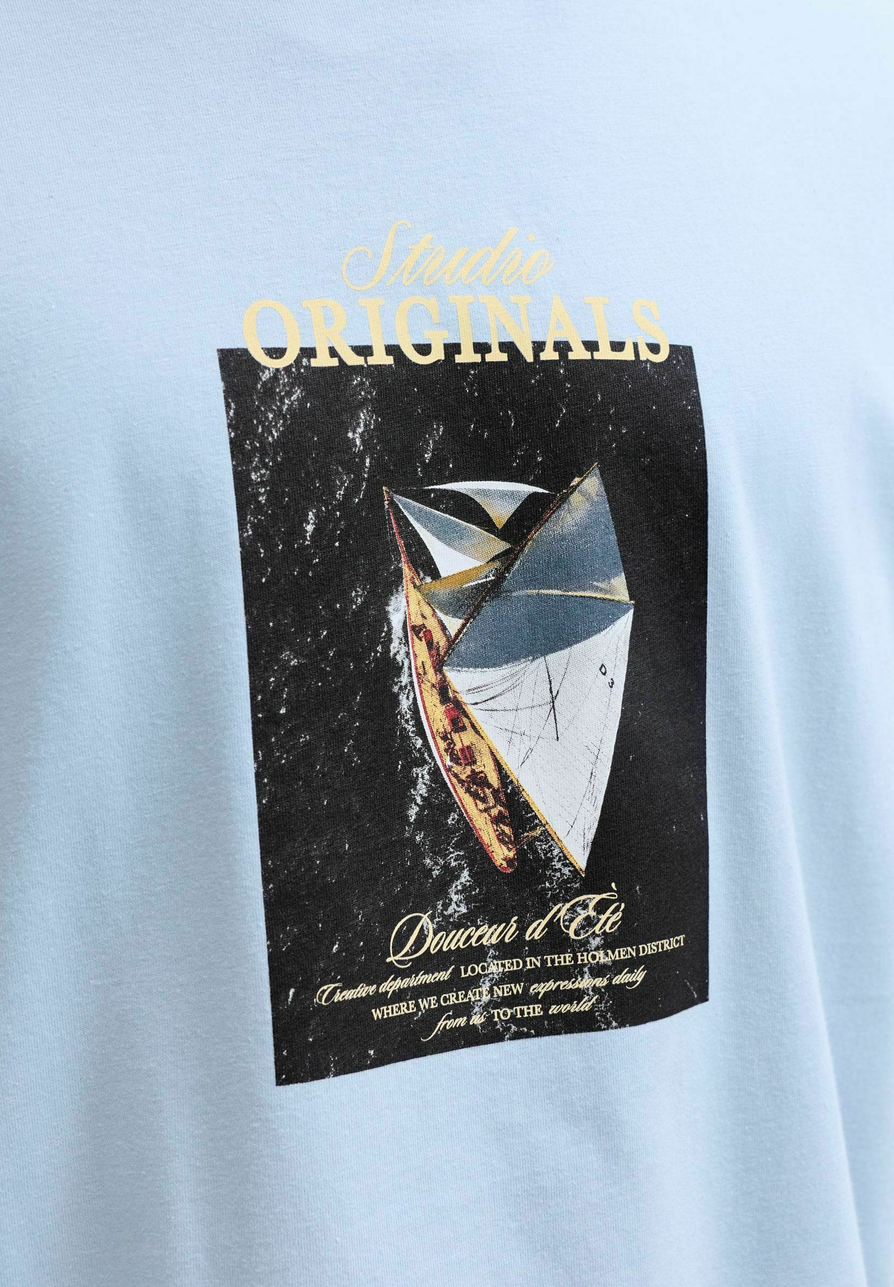 T- - Print T-shirt - cashmere blue