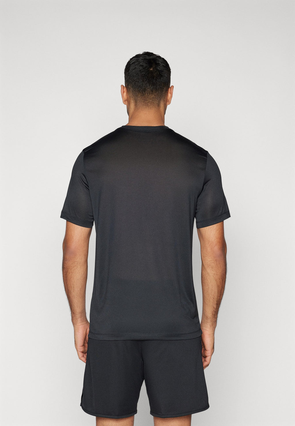 TEE RESET - Spor Tişörtü - siyah/mat gümüş