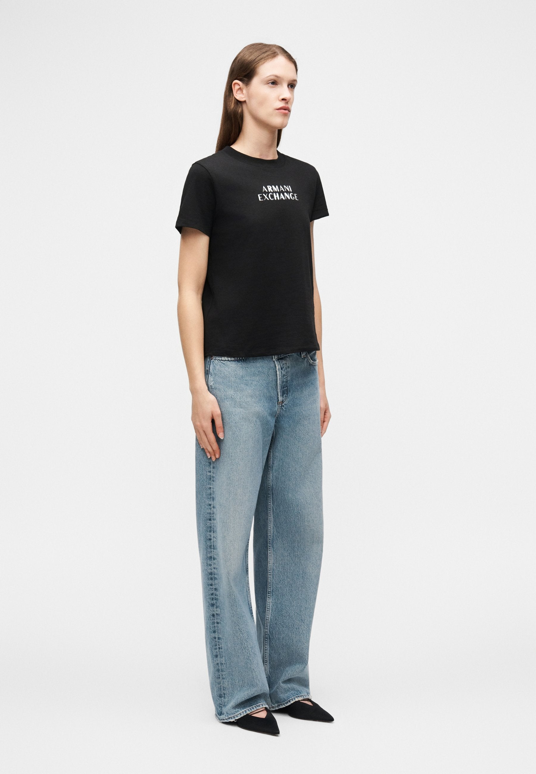 Print T-shirt - black