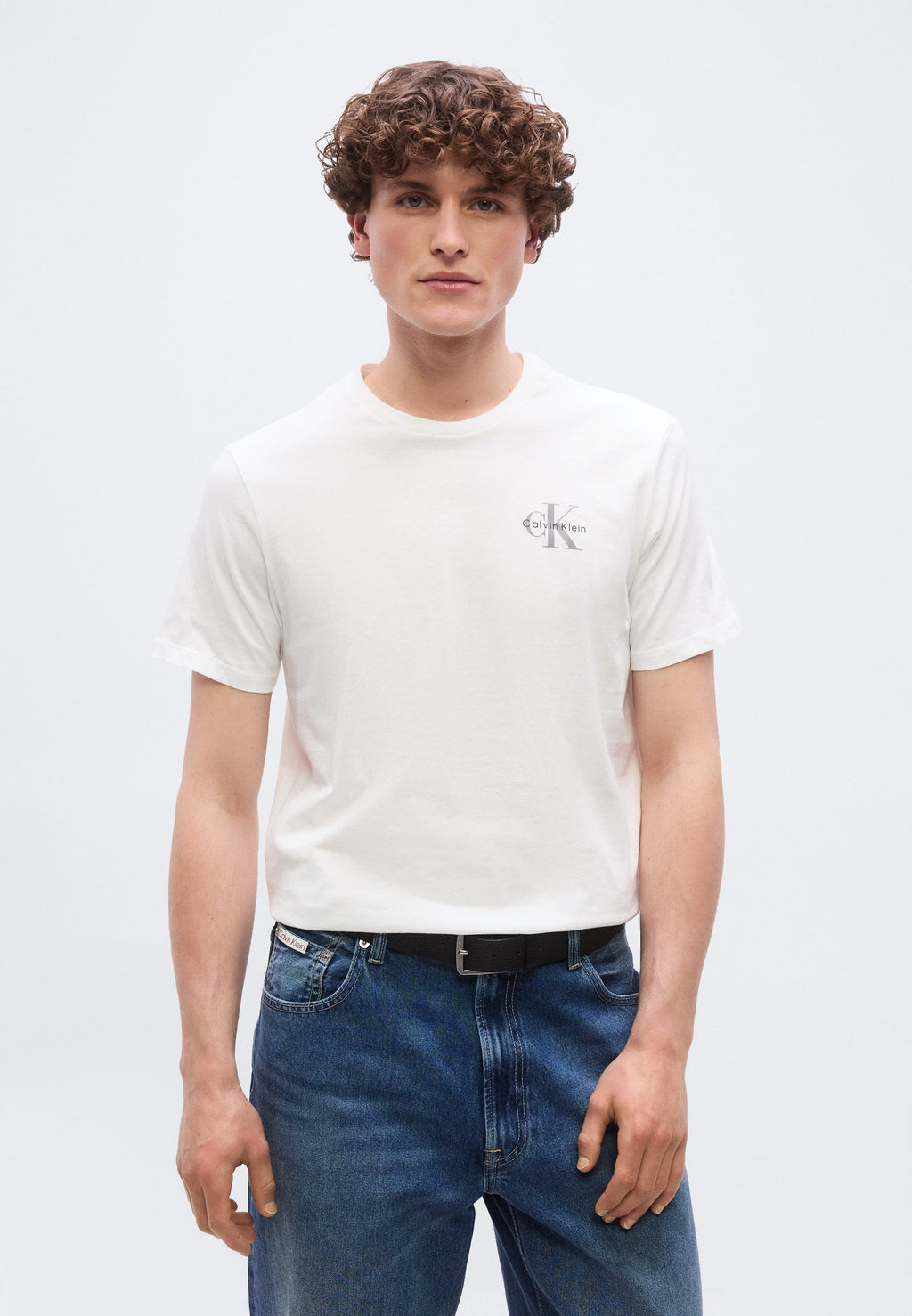 CLASSIC MICRO MONOLOGO 2 PACK  - Basic T-shirt - black/bright white
