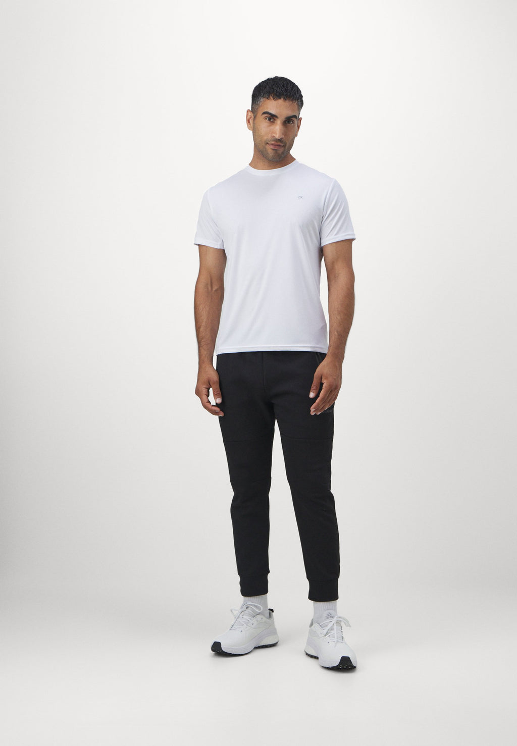TEE CLASSIC 2 PACK - Sports T-shirt - white/air blue