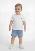 SMALL MONOGRAM 2 PACK UNISEX - Basic T-shirt - black/white