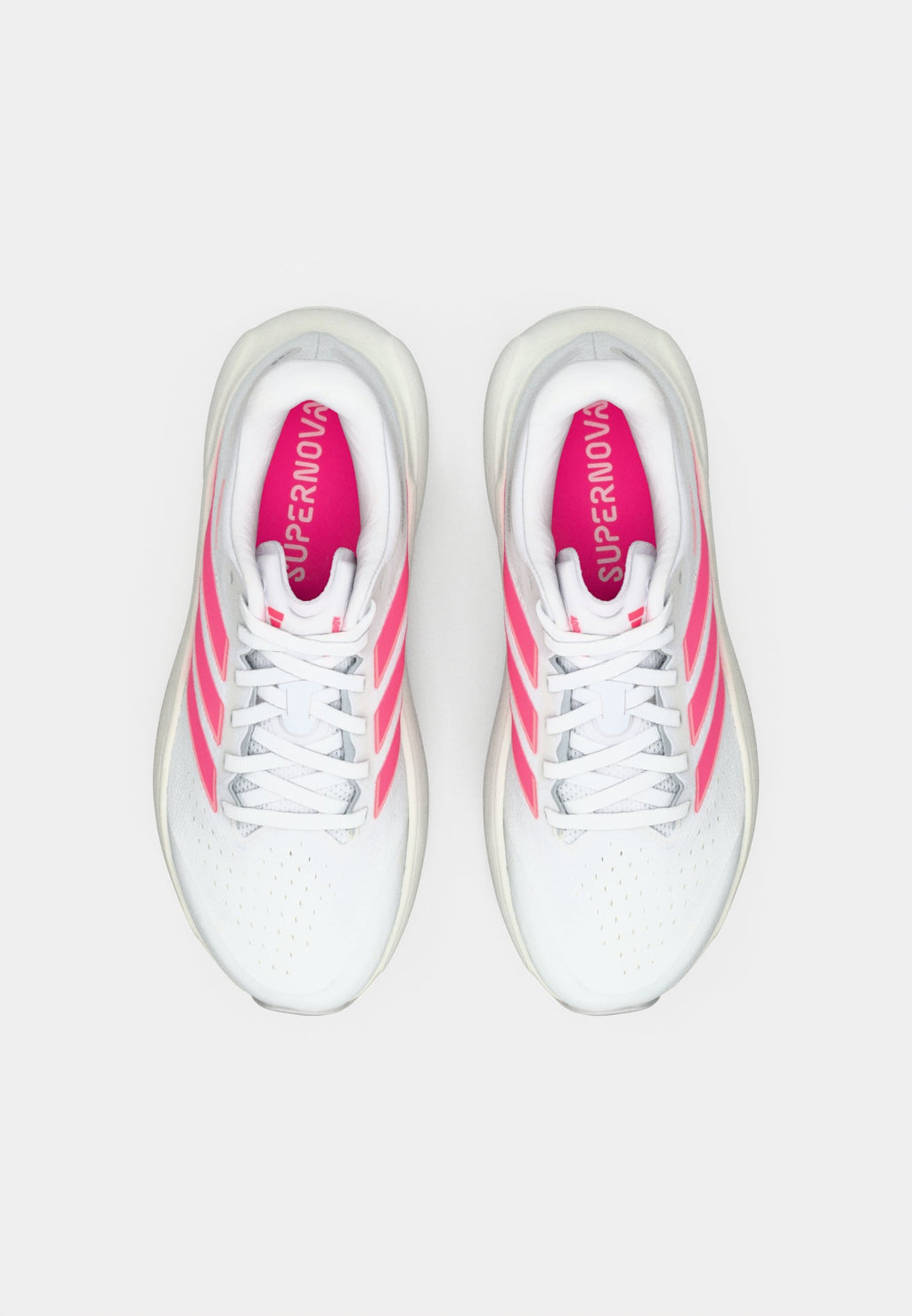 SÜPERNOVA RISE 3 W - Yol koşu ayakkabısı - footwear white/lucid pink/crystal white
