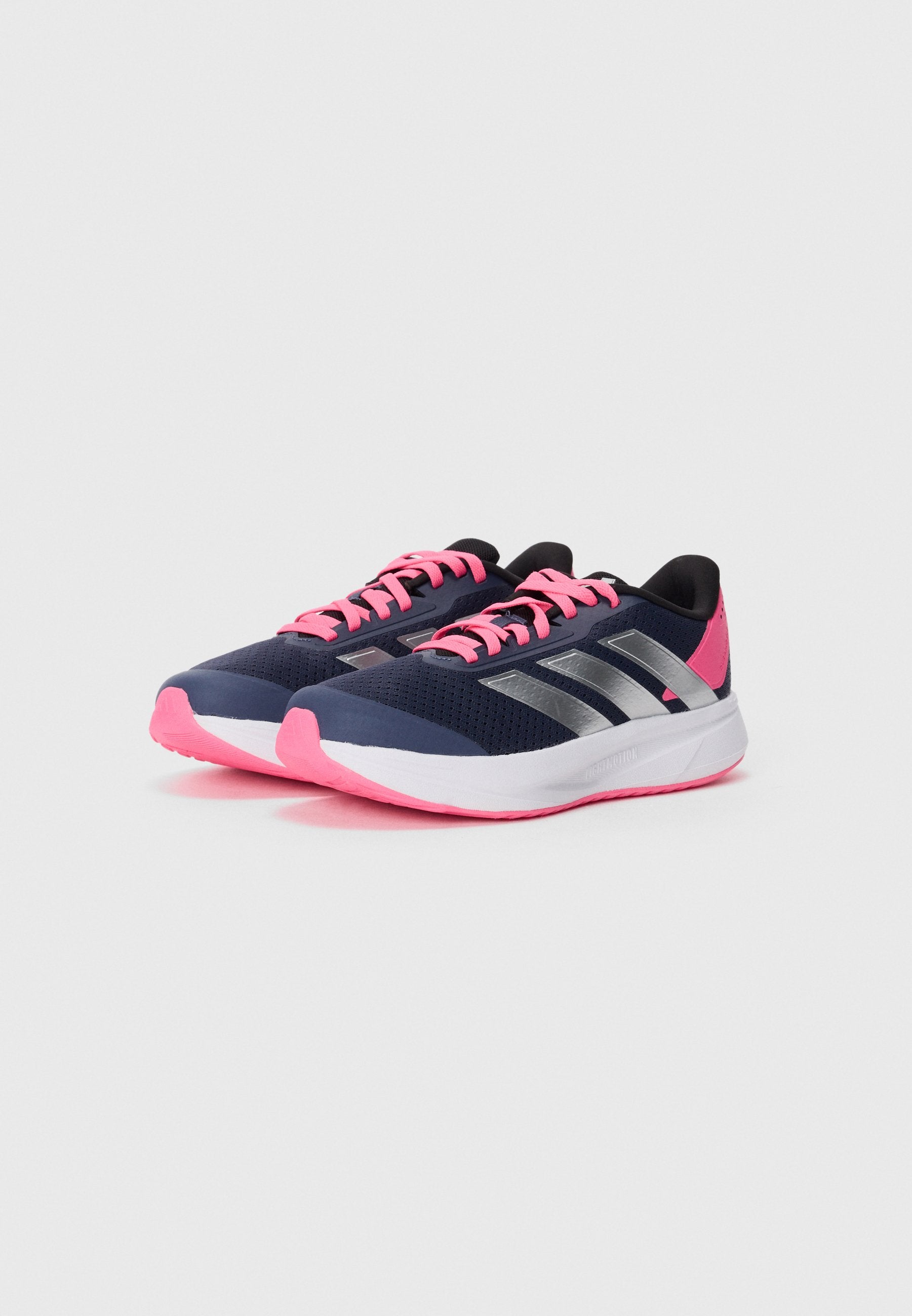 DURAMO SL2 J - Chaussures de running sur sentier - shadow navy/argenté/rose vif