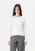 CREW  - Long sleeved top - fresh white