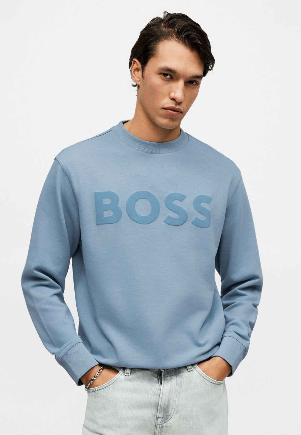 CREW - Sweatshirt - light pastel blue