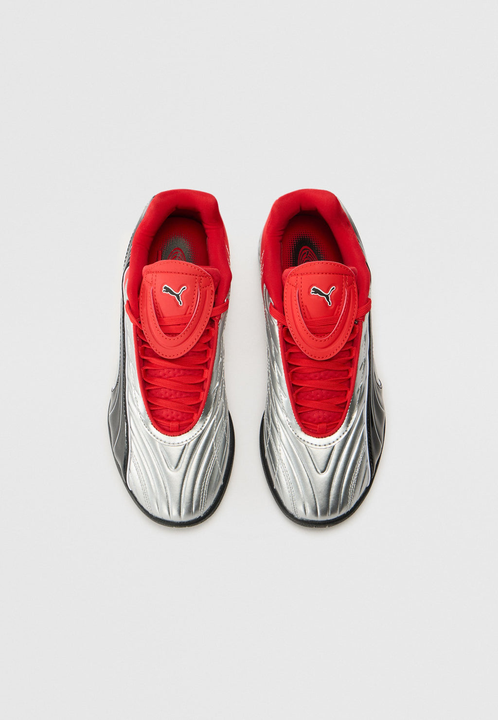 V1PER GOALGETTER UNISEX - Baskets - silver coloured/for all time red