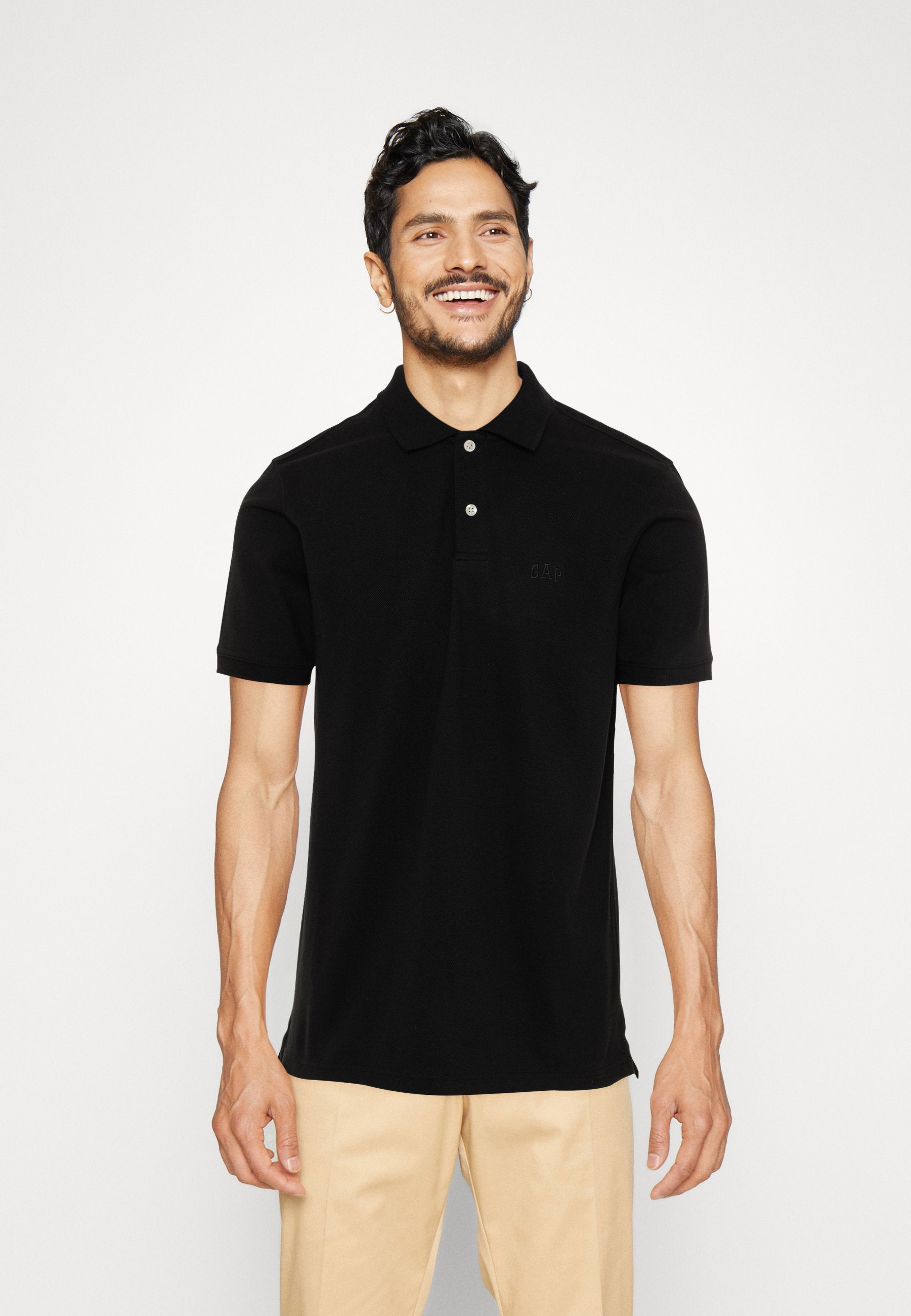 LOGO - Polo shirt - black