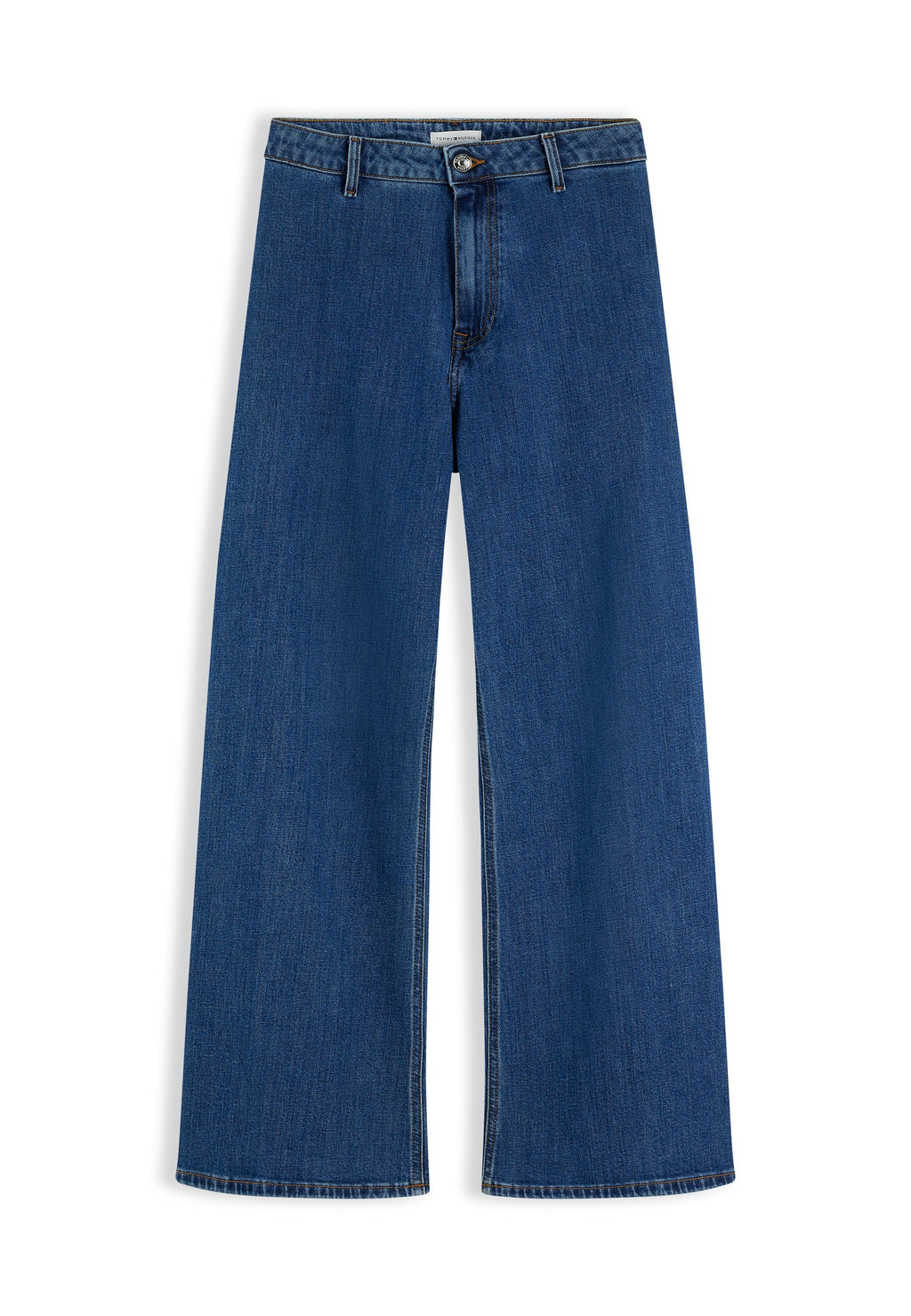 WIDE LEG RIAN HW ANKLE - Wide Leg - blue