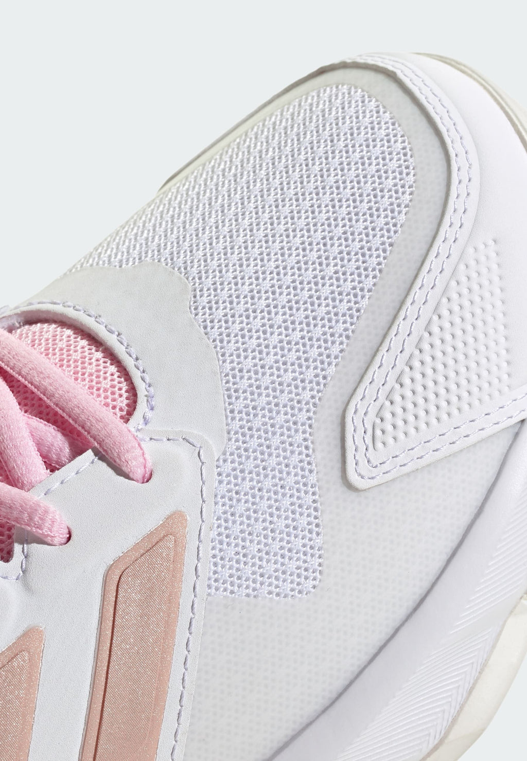 COURTJAM CONTROL 3 - Multicourt tennis shoes - cloud white   silver metallic   lucid pink