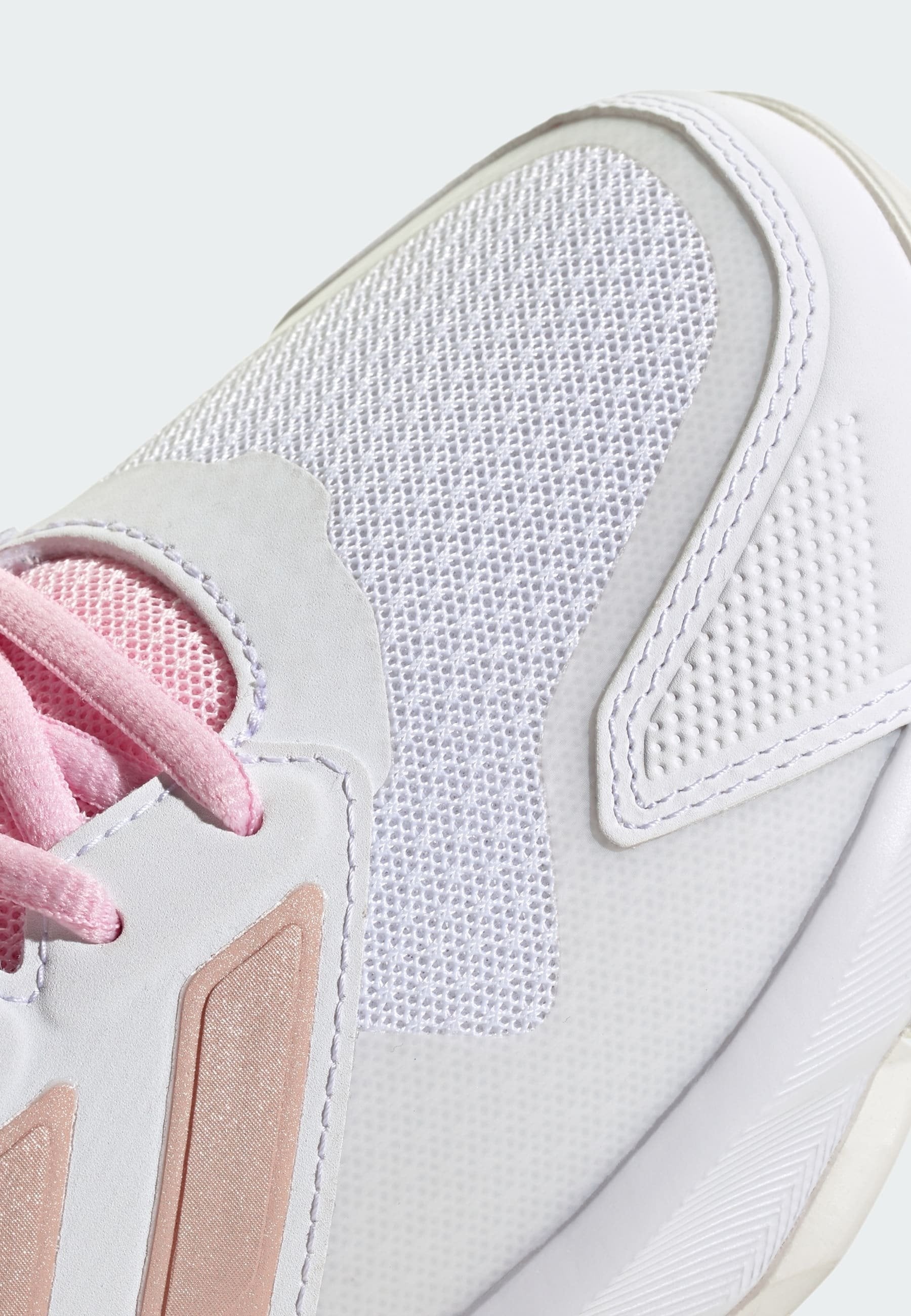 COURTJAM CONTROL 3 - Multicourt tennis shoes - cloud white   silver metallic   lucid pink