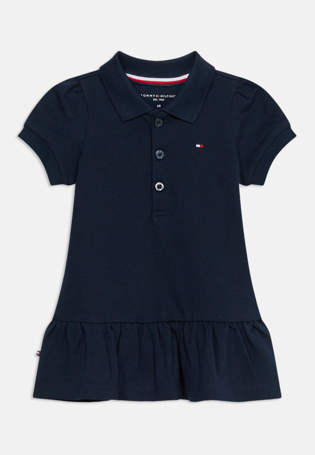 ESSENTIAL PIQUE SHORT SLEEVE POLO DRESS - Shirt dress - dark night navy