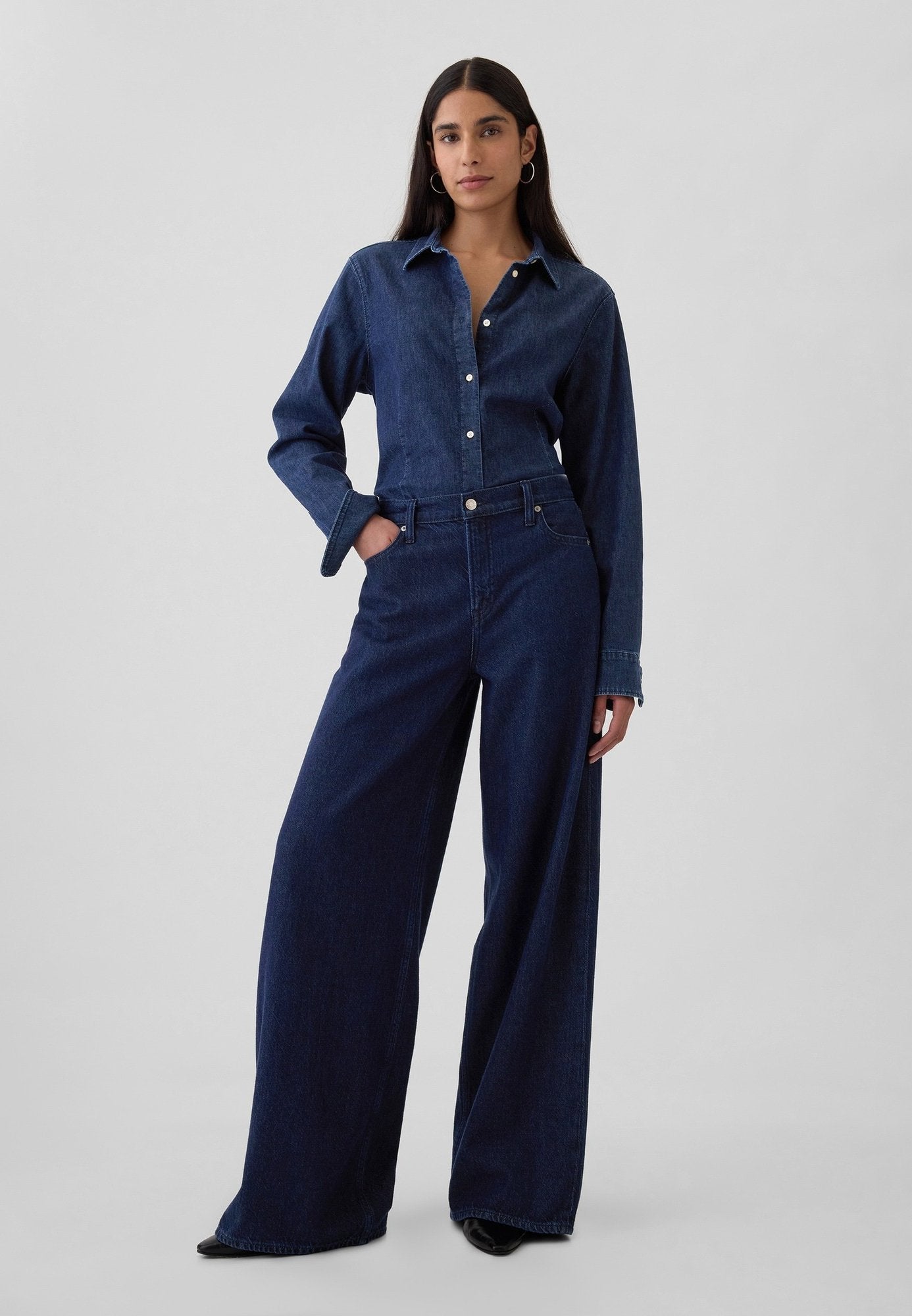 BAGGY HOLMAN - Wide Leg - rinsed