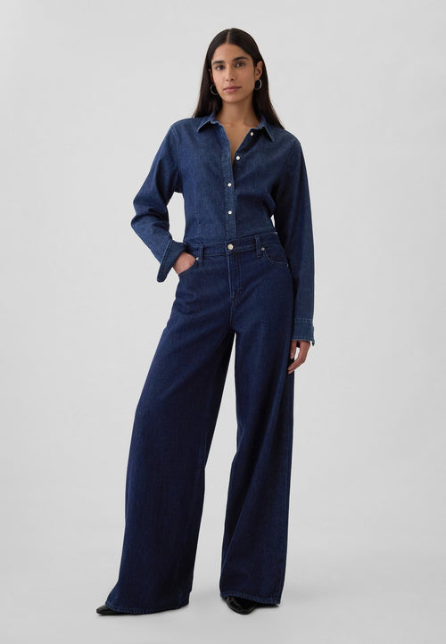 BAGGY HOLMAN - Wide Leg - rinsed