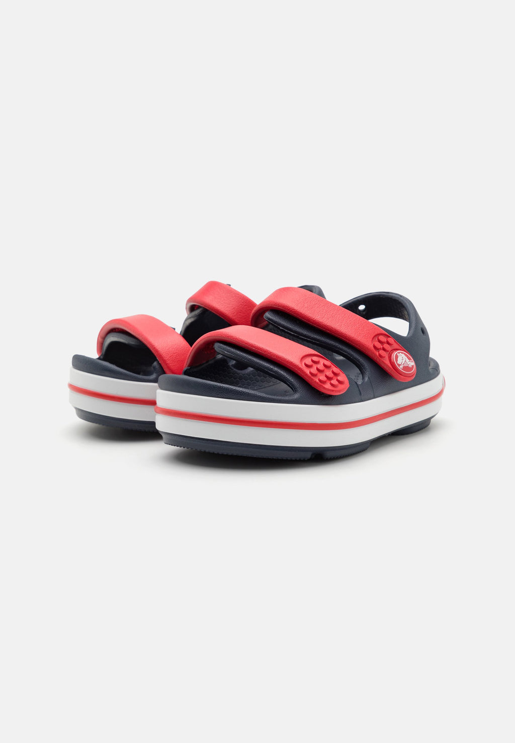 CROCBAND CRUISER UNISEX - Claquettes de piscine - marine/rouge varsity